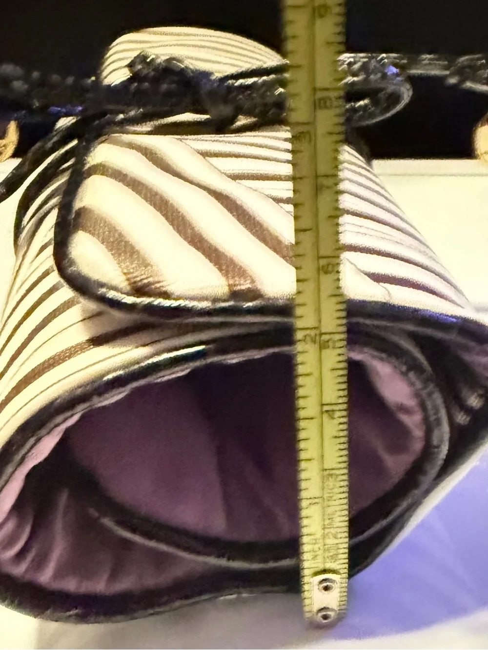 Henri Bendel Disturbed Stripe Travel Jewelry Roll / Wrap